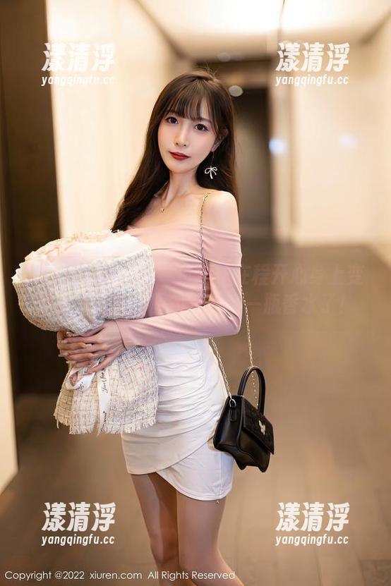 Xiuren秀人网-程开心 Xiuren秀人网 - 白裙子在程开心身上变身私人定制,图包里就缺一瓶香水了!