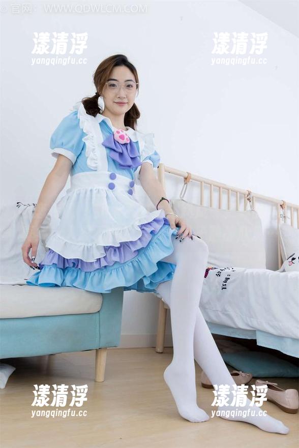 物恋传媒 - 穿裙子的女仆岚岚—更新的写真集让人忍不住想要搬个凳子静静欣赏…